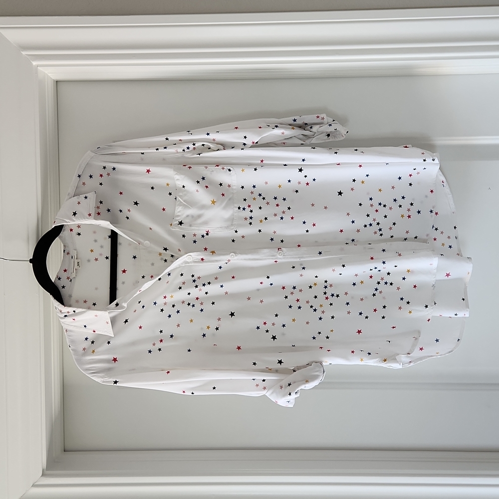 BeachLunchLounge Lightweight Star Print Top